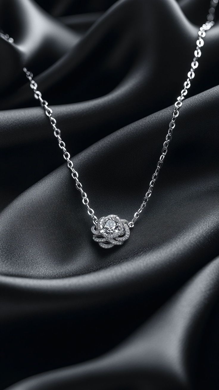 Lab-grown diamond pendant